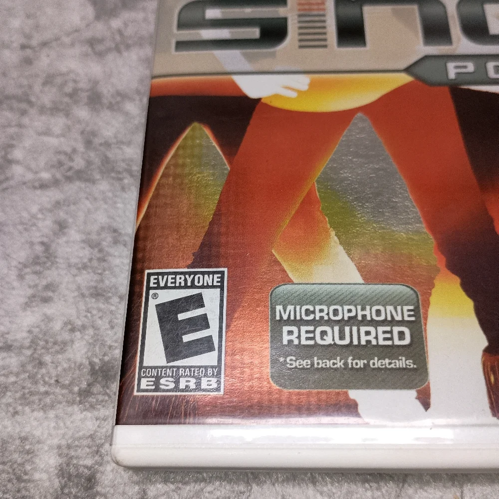Vintage Nintendo Disney Sing it Wii Video Game